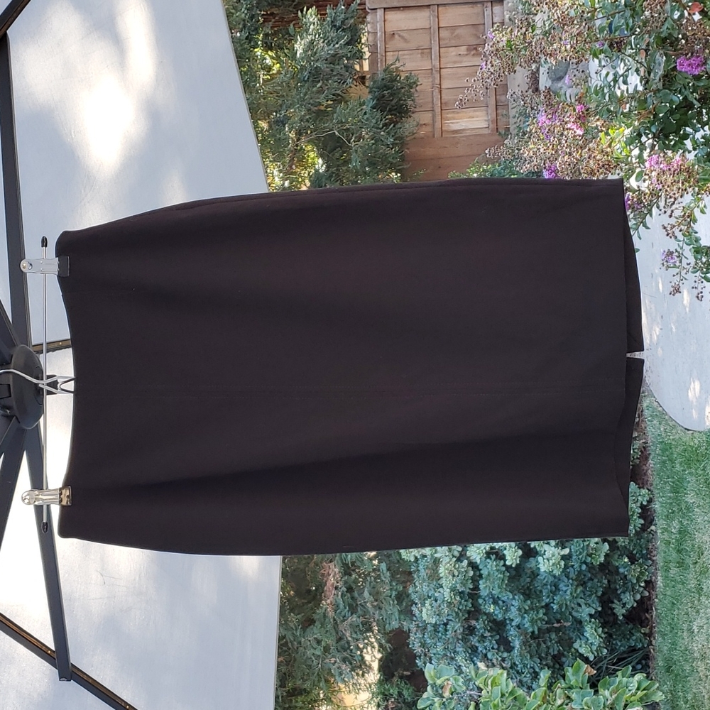 WHBM black pencil skirt